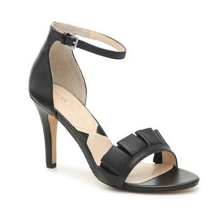 Adrienne Vittadini Black Gabi Sandal Size 8M Cocktail Wedding Special Occasion